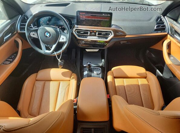 5UX53DP07N9J49971 2022 BMW X3 Белый Вид панели приборов