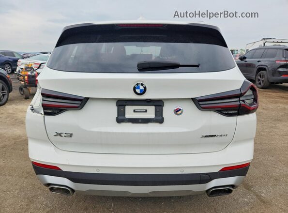 5UX53DP07P9S11016 2023 BMW X3 White Widok z tyłu