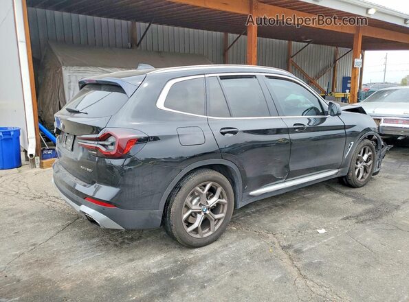 5UX53DP09N9J89436 2022 BMW X3 Black Tył prawy