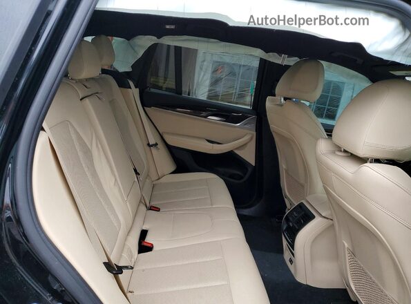 5UX53DP09N9J89436 2022 BMW X3 Black Widok tylnych siedzeń