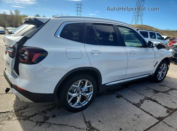 5UX53DP09P9R83940 2023 BMW X3 Белый Задняя правая четверть
