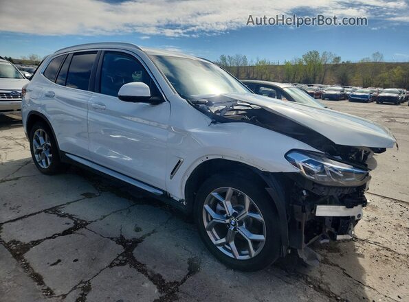 5UX53DP09P9R83940 2023 BMW X3 Белый Передняя правая четверть