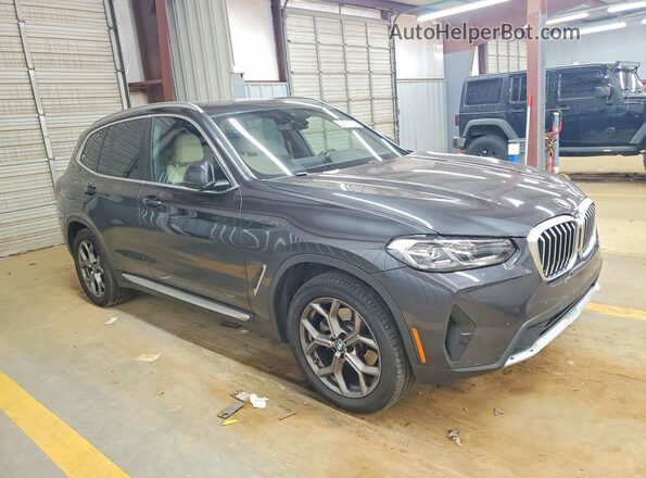 5UX53DP0XN9K21519 2022 BMW X3 Угольный Передняя правая четверть