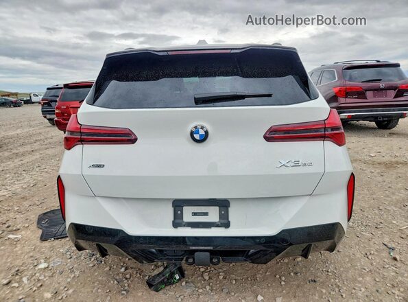 5UX53GP01S9Y32553 2025 BMW X3 Белый Вид сзади