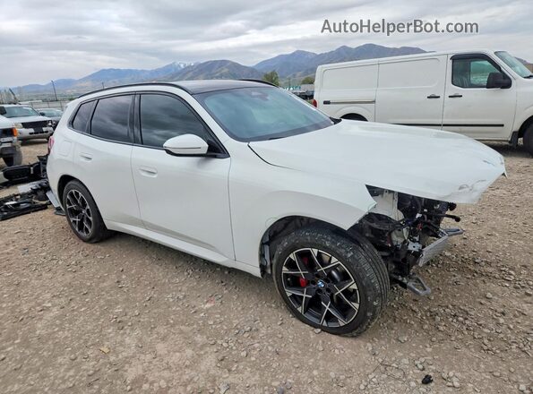 5UX53GP01S9Y32553 2025 BMW X3 Белый Передняя правая четверть