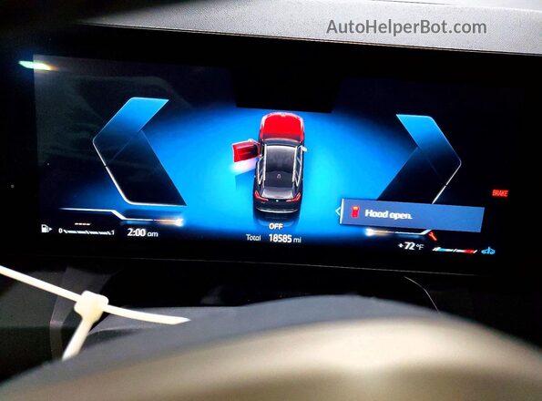 5UX53GP02S9Z56427 2025 BMW X3 Black Widok zestawu wskaźników