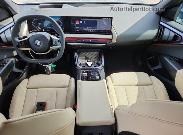 5UX53GP05S9033407 2025 BMW X3 Blue Widok deski rozdzielczej