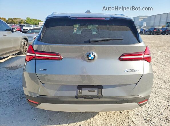 5UX53GP05S9132969 2025 BMW X3 Серебряный Вид сзади