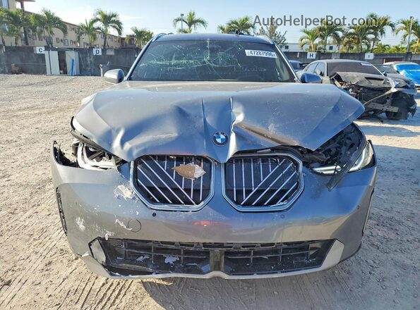 5UX53GP05S9132969 2025 BMW X3 Серебряный Вид спереди