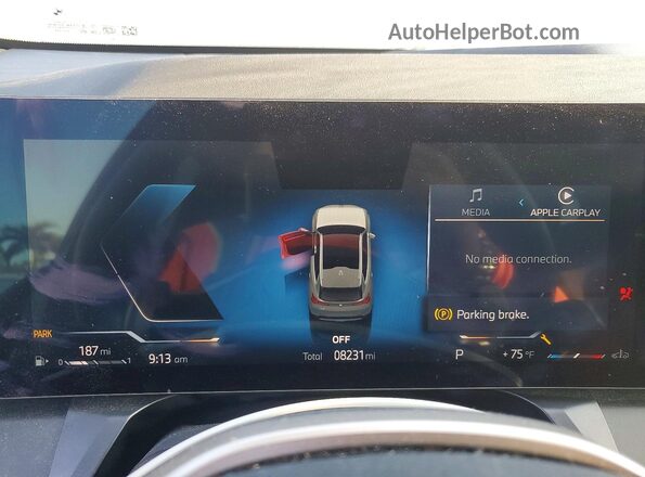 5UX53GP05S9132969 2025 BMW X3 Серебряный Вид щитка приборов