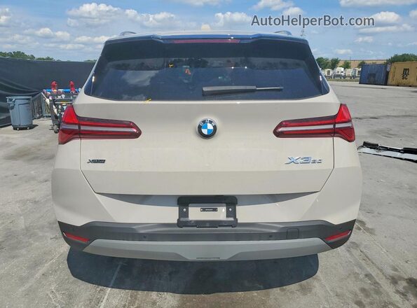 5UX53GP05S9Z56275 2025 BMW X3 Tan Widok z tyłu