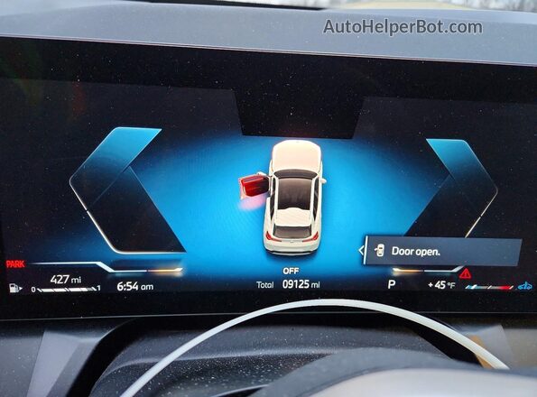 5UX53GP06S9073558 2025 BMW X3 White Widok zestawu wskaźników