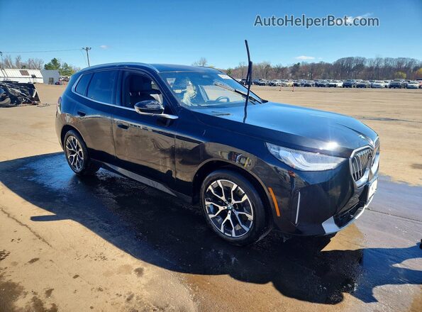 5UX53GP06S9124329 2025 BMW X3 Black Przód prawy