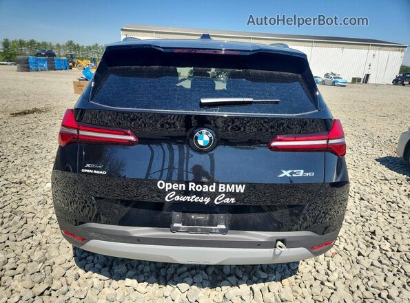 5UX53GP08T9230332 2026 BMW X3 Black უკანა ხედი