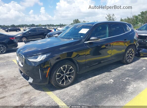 5UX53GP08T9370378 2026 BMW X3 Черный Передняя левая четверть