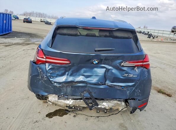 5UX53GP09S9088507 2025 BMW X3 Синий Вид сзади