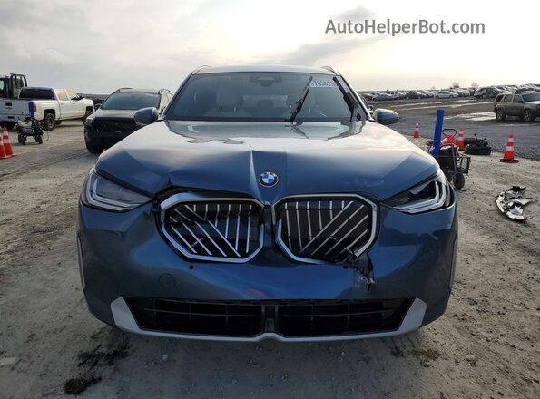5UX53GP09S9088507 2025 BMW X3 Синий Вид спереди