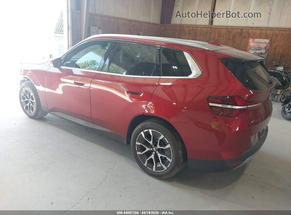 5UX53GP0XS9054043 2025 BMW X3 Красный Задняя левая четверть