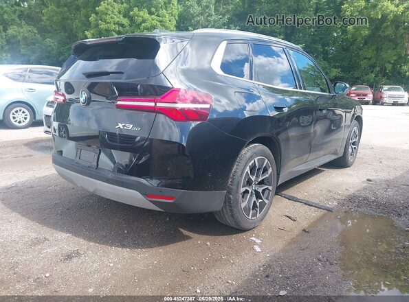 5UX53GP0XT9223866 2026 BMW X3 Черный Задняя правая четверть