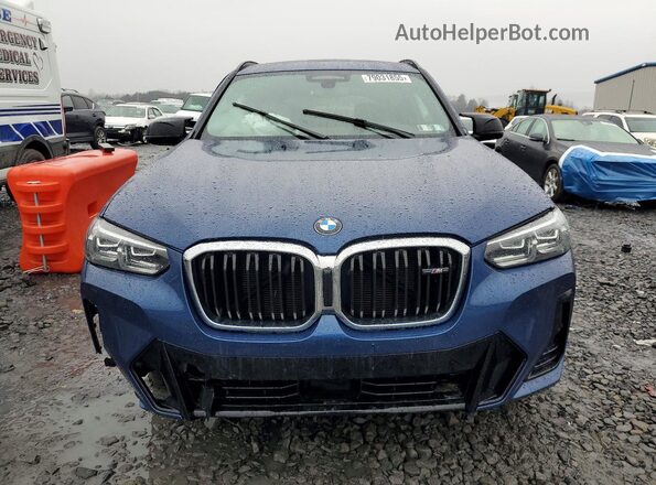 5UX83DP01P9N70830 2023 BMW X3 Синий Вид спереди