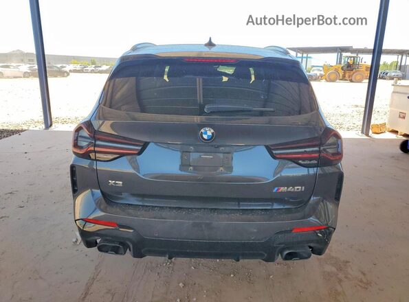 5UX83DP03N9K46257 2022 BMW X3 Серый Вид сзади