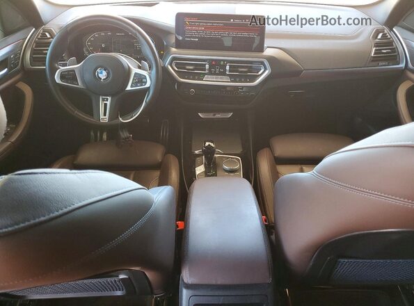 5UX83DP03N9K46257 2022 BMW X3 Серый Вид панели приборов