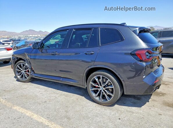 5UX83DP04N9N17407 2022 BMW X3 Черный Задняя левая четверть