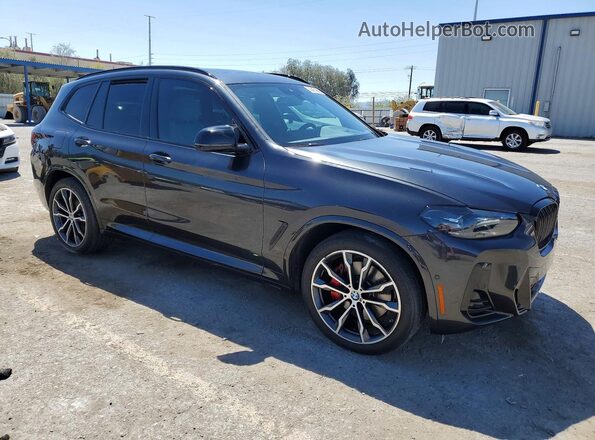 5UX83DP04N9N17407 2022 BMW X3 Черный Передняя правая четверть