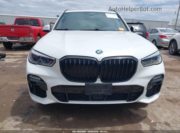 5UXCR4C01L9C02935 2020 BMW X5 White Widok zestawu wskaźników