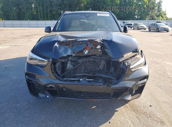 5UXCR4C07N9J39596 2022 BMW X5 Black Դիմացի տեսք