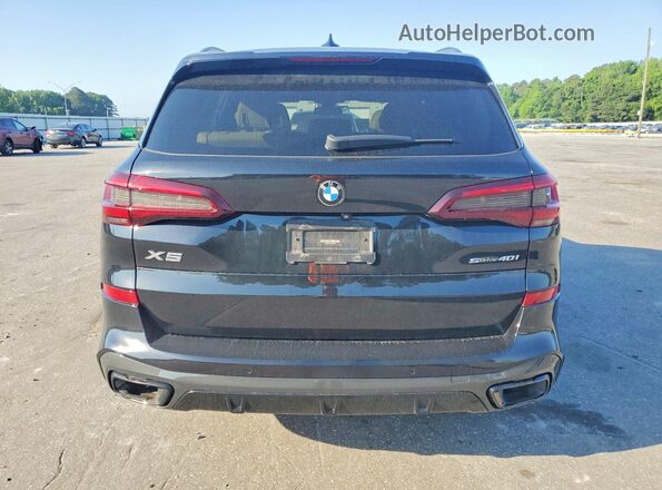 5UXCR4C07N9J39596 2022 BMW X5 Black Հետևի տեսք