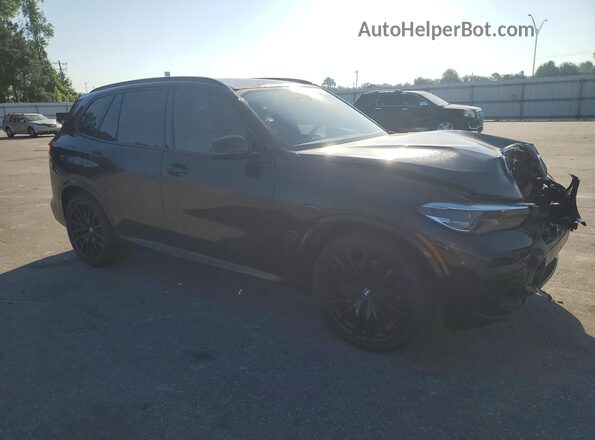 5UXCR4C07N9J39596 2022 BMW X5 Black Առջևի աջ