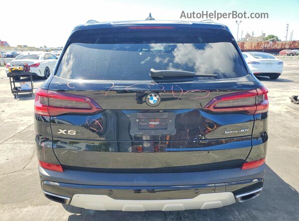5UXCR4C09P9P56033 2023 BMW X5 Черный Вид сзади