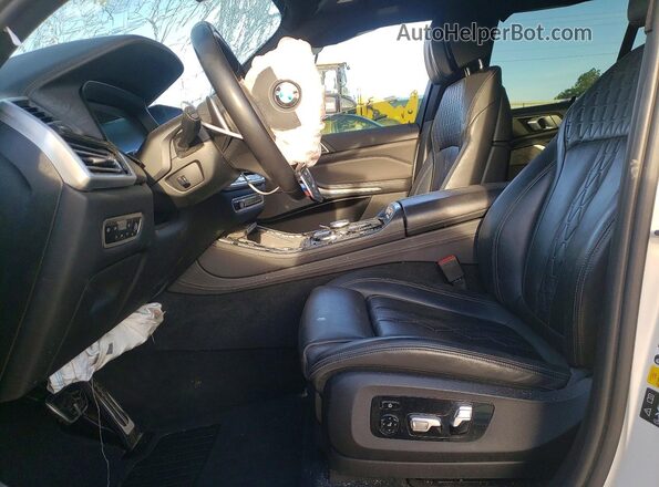 5UXCR6C01L9B20022 2020 BMW X5 White წინა სალონის ხედი