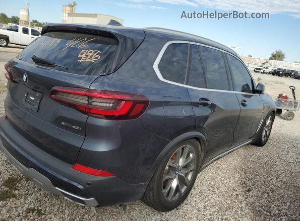 5UXCR6C01N9J47883 2022 BMW X5 Black Задня права чверть