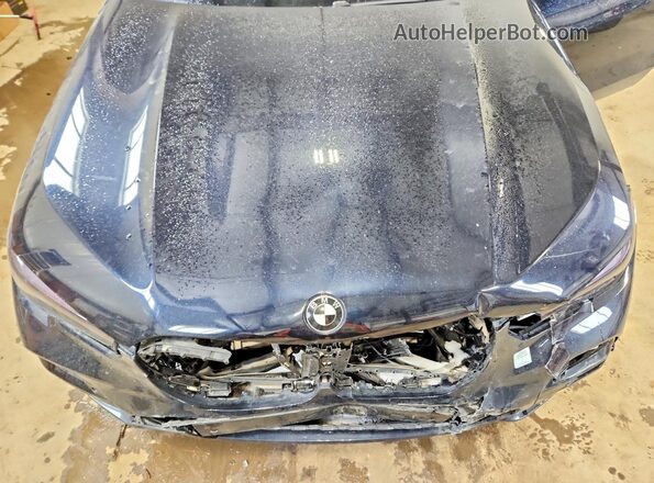5UXCR6C04M9G41267 2021 BMW X5 Blue Engine compartment view