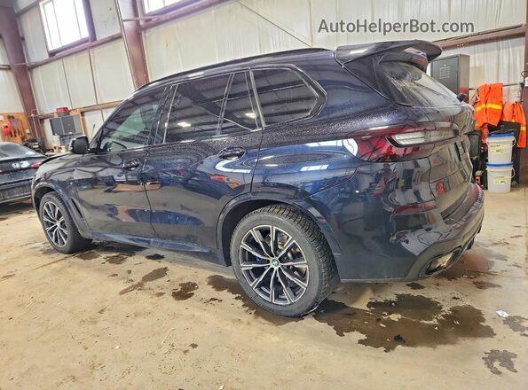 5UXCR6C04M9G41267 2021 BMW X5 Blue Rear left