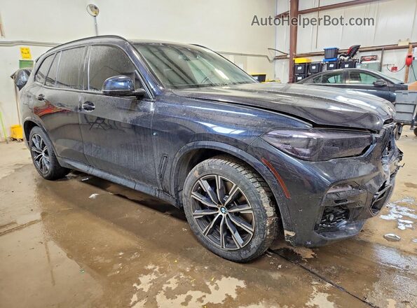 5UXCR6C04M9G41267 2021 BMW X5 Blue Front right