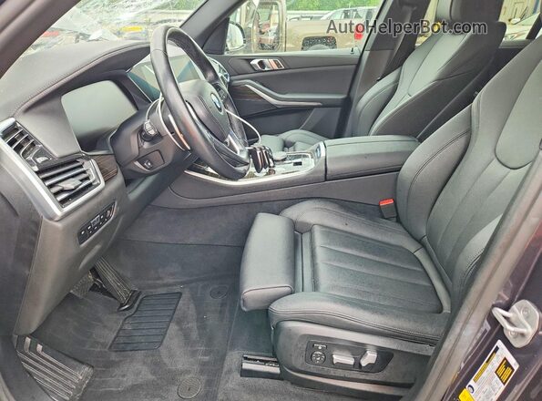 5UXCR6C05M9F55448 2021 BMW X5 Charcoal Vista interior delantera