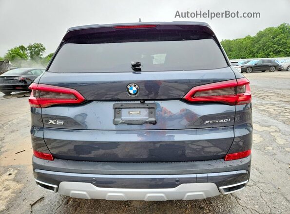 5UXCR6C06L9B96223 2020 BMW X5 Серый Вид сзади