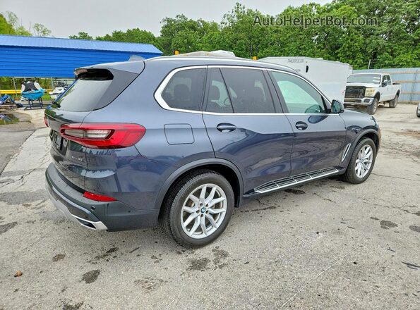 5UXCR6C06L9B96223 2020 BMW X5 Серый Задняя правая четверть