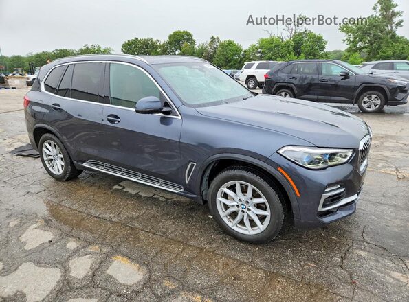 5UXCR6C06L9B96223 2020 BMW X5 Серый Передняя правая четверть