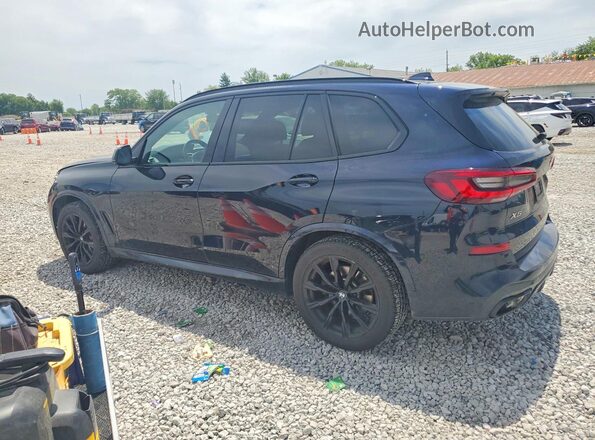 5UXCR6C06N9M51792 2022 BMW X5 Black Trasero izquierdo