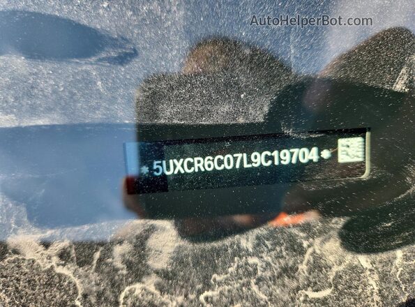 5UXCR6C07L9C19704 2020 BMW X5 Синий Вид наклейки с VIN-кодом