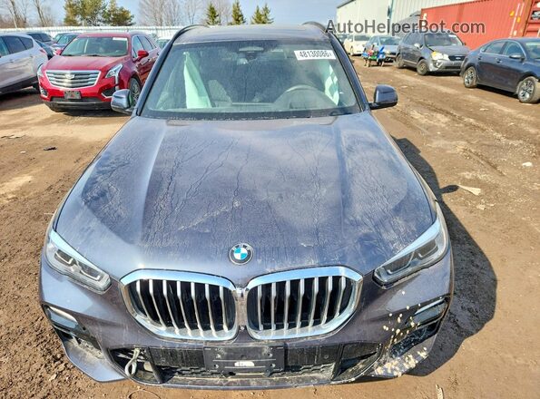 5UXCR6C07L9C19704 2020 BMW X5 Синий Вид подкапотного пространства