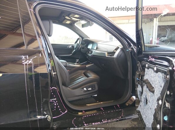 5UXCR6C07M9E09584 2021 BMW X5 Синий Вид салона спереди