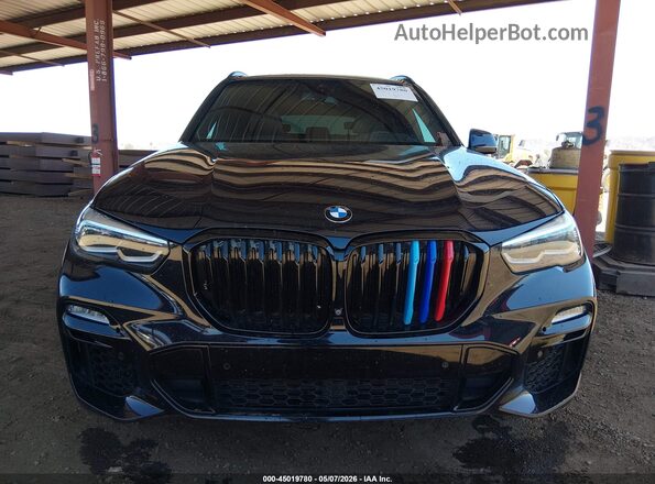 5UXCR6C07M9E09584 2021 BMW X5 Синий Вид задней части салона