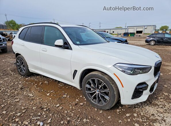 5UXCR6C08P9R35207 2023 BMW X5 Белый Передняя правая четверть
