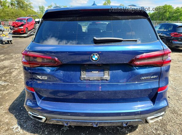 5UXCR6C09P9R05956 2023 BMW X5 Синий Вид сзади