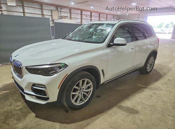 5UXCR6C0XLLL65837 2020 BMW X5 Белый Передняя левая четверть